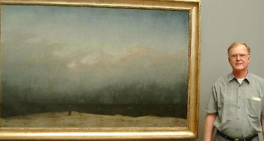 Me and C. D. Friedrich's most profound painting; Berlin Nationalgalerie, Aug 2002 (click for more info)
