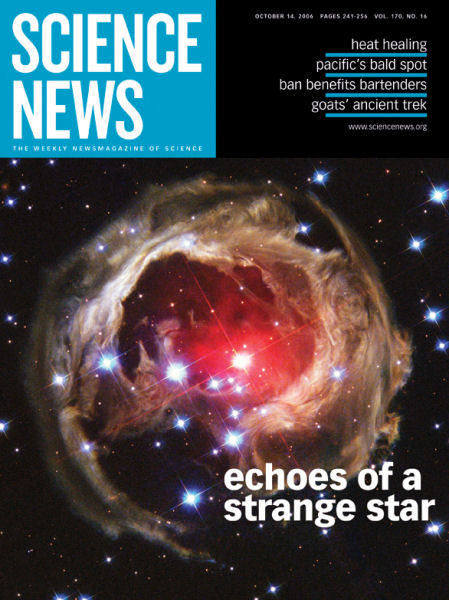 Light Echo around V838 Monocerotis, Science News, Oct 14, 2006