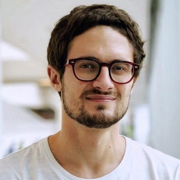 Head-and-shoulders portrait of Elia Pizzati