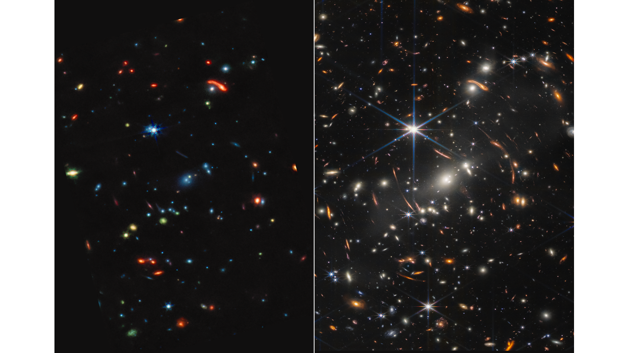 SMACS JWST NIRCAM AND MIRI image