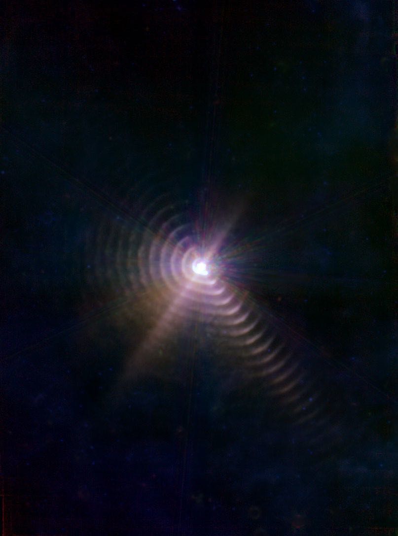 Stephans Quintet JWST NIRCAM and MIRI image