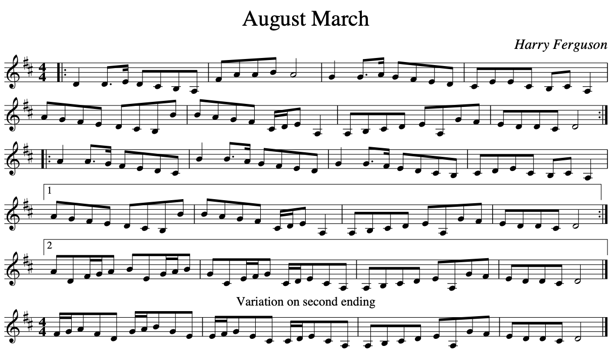 August March