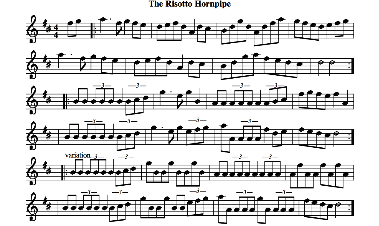 The Risotto Hornpipe