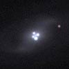 Image of a distant quasar