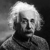 Image of Swiss-American physicist Albert Einstein