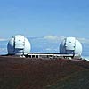 Image of Keck telescopes